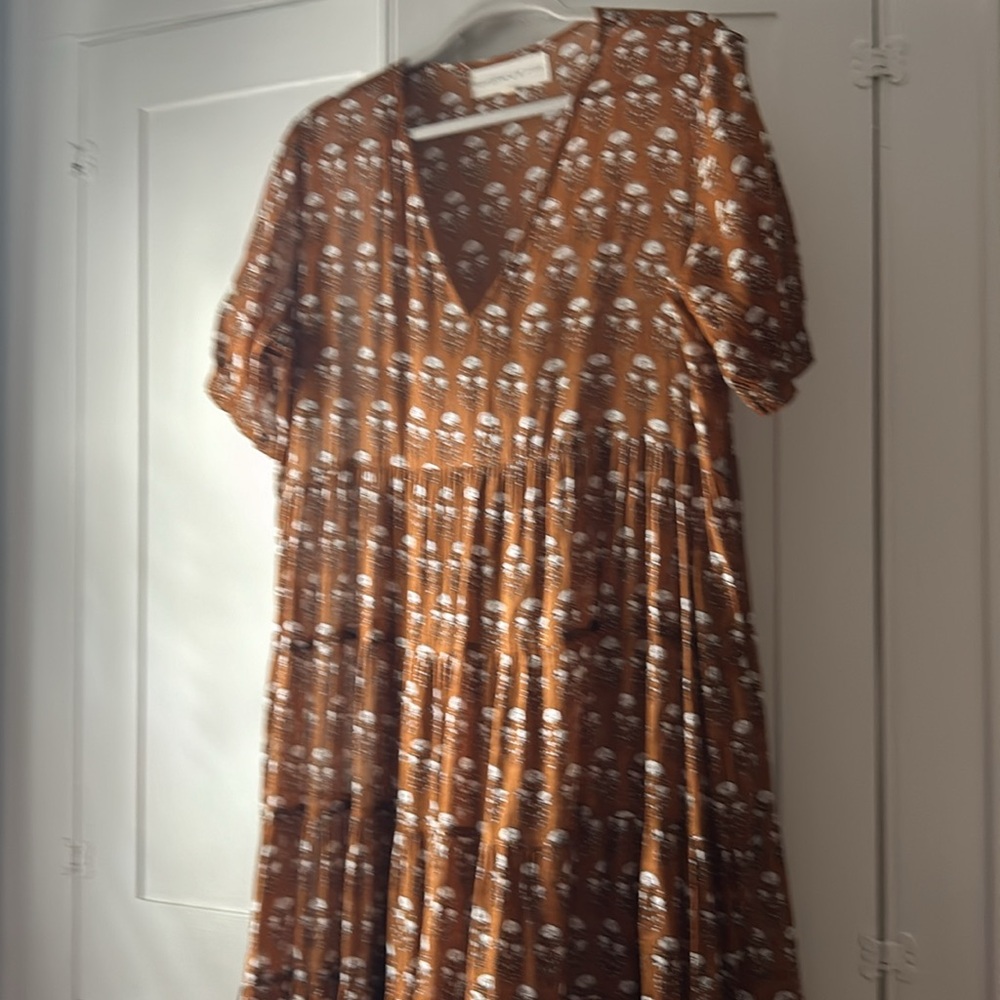 Daughters of India Brown Floral Dress - Picture 6 of 10
